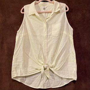 🌜Button Up Tie Front Top🌛